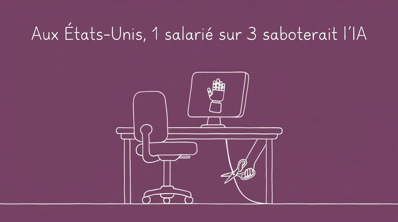 Un salarié sur trois sabote la stratégie IA de son entreprise